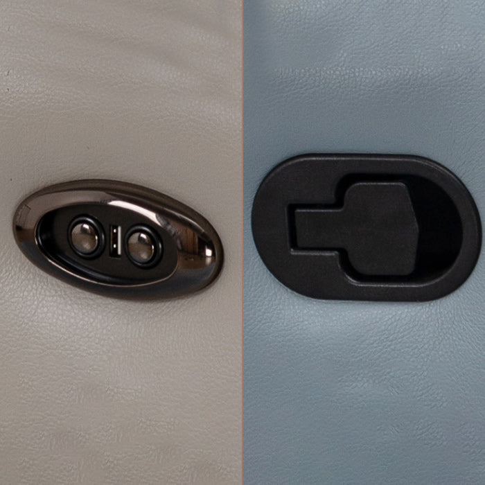 Contemporary Leather Recliner 32.7" Wide Standard Recliner with Footrest Clearhalo 'Chairs & Seating' 'furn' 'furn_recliners' 'Furniture' 'Living Room Furniture' 'Recliners' 6735955