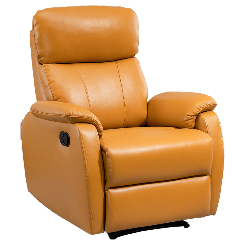 Contemporary Leather Recliner 32.7" Wide Standard Recliner with Footrest Clearhalo 'Chairs & Seating' 'furn' 'furn_recliners' 'Furniture' 'Living Room Furniture' 'Recliners' 6735962