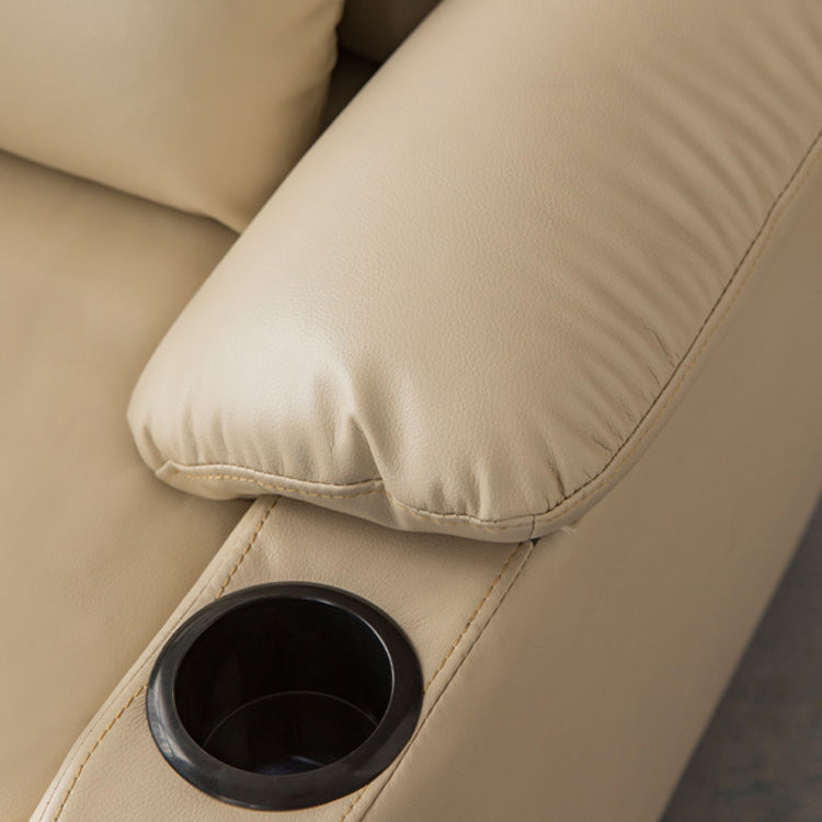 Contemporary Rocking Home Theater Recliner Solid Color Home Theater Recliner Clearhalo 'Chairs & Seating' 'furn' 'furn_recliners' 'Furniture' 'Living Room Furniture' 'Recliners' 6735972