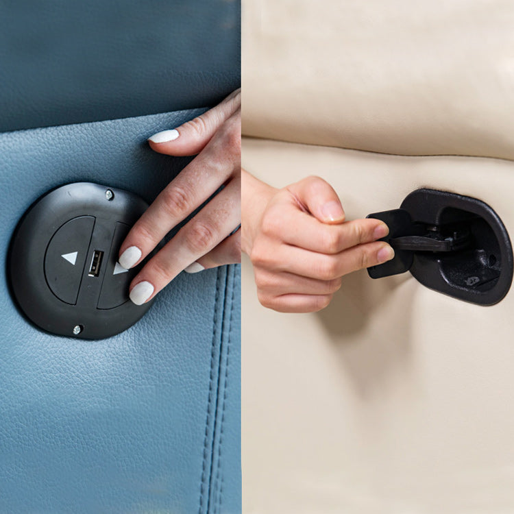 Contemporary Rocking Home Theater Recliner Solid Color Home Theater Recliner Clearhalo 'Chairs & Seating' 'furn' 'furn_recliners' 'Furniture' 'Living Room Furniture' 'Recliners' 6735973