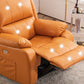 Swivel Glider Recliner stoel echte lederen standaard recliner