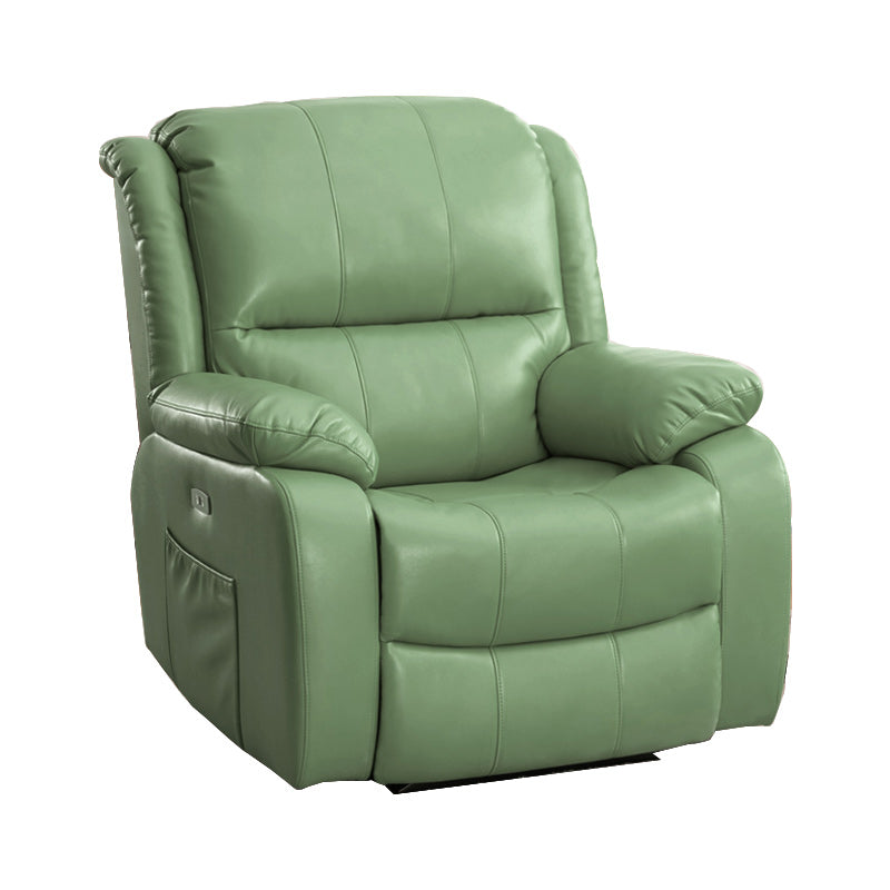 Swivel Glider Recliner stoel echte lederen standaard recliner