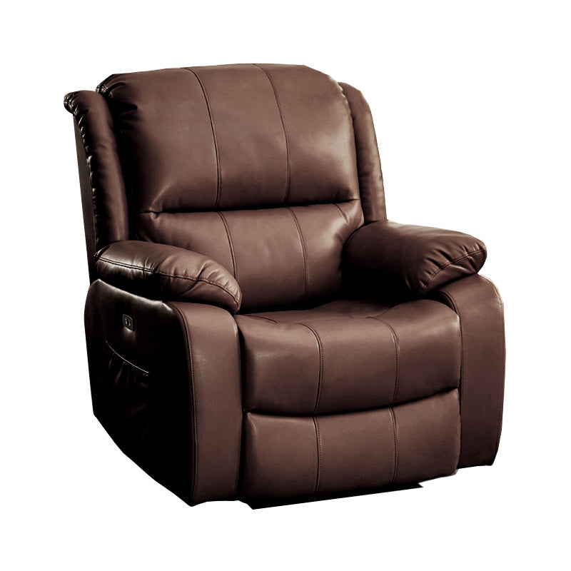Swivel Glider Recliner stoel echte lederen standaard recliner