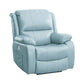 Swivel Glider Recliner stoel echte lederen standaard recliner