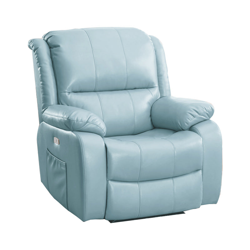 Swivel Glider Recliner stoel echte lederen standaard recliner