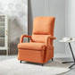 Faux Leather Recliner Chair Manial-Push Back Recliners with Footrest