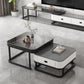 Ensemble de table basse carrée Frame Ensemble de table basse gigogne Glam avec tiroir