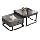 Ensemble de table basse carrée Frame Ensemble de table basse gigogne Glam avec tiroir