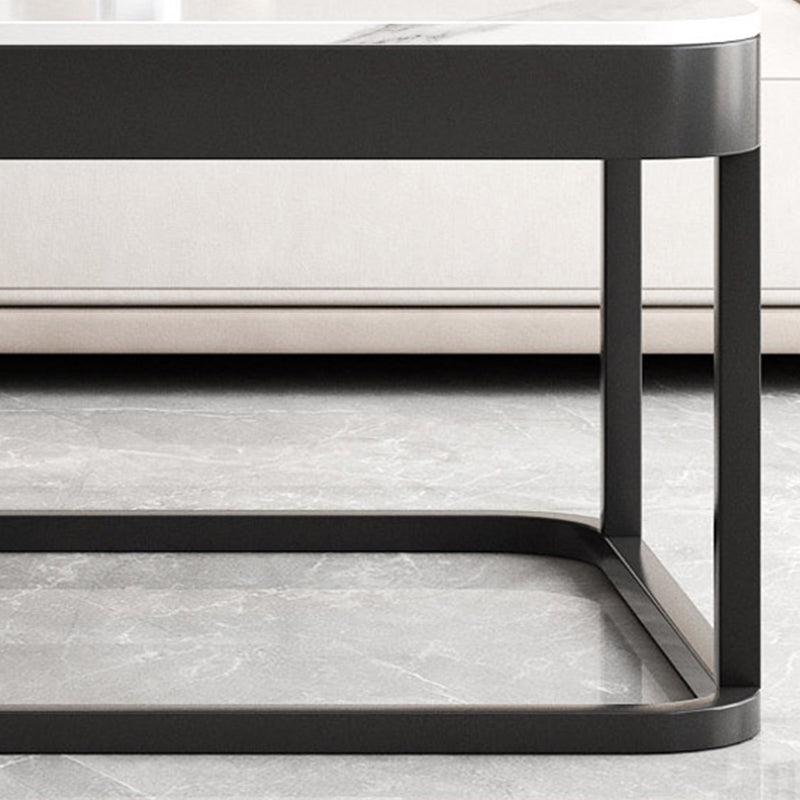 Ensemble de table basse carrée Frame Ensemble de table basse gigogne Glam avec tiroir