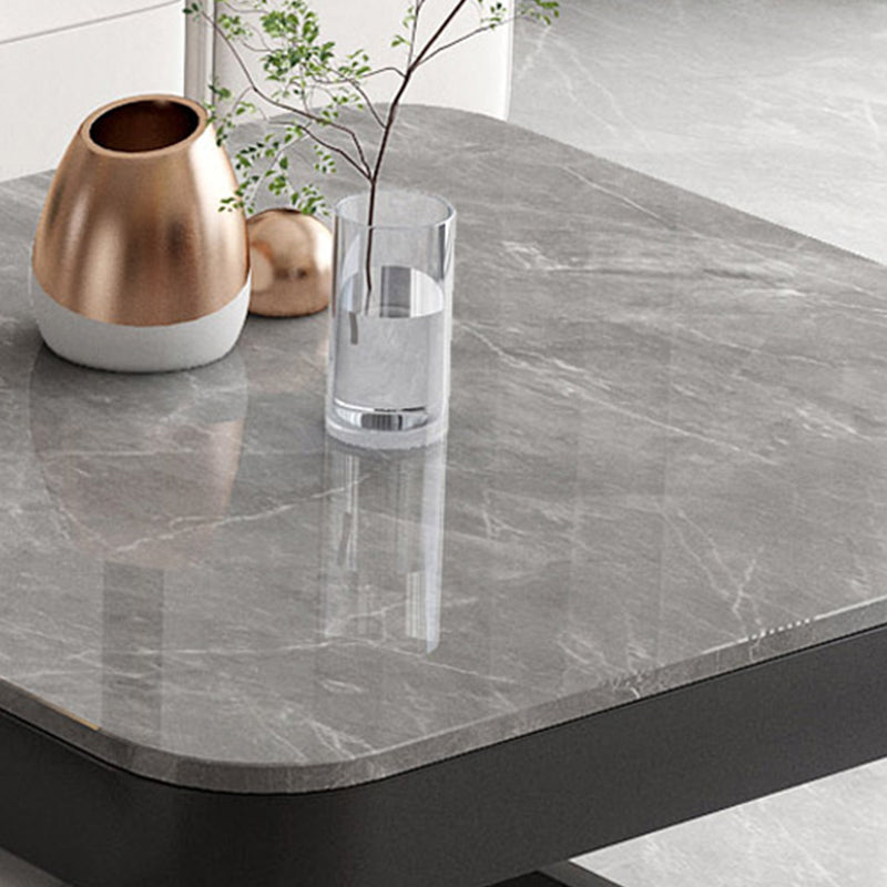 Ensemble de table basse carrée Frame Ensemble de table basse gigogne Glam avec tiroir