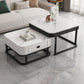 Ensemble de table basse carrée Frame Ensemble de table basse gigogne Glam avec tiroir