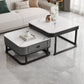 Ensemble de table basse carrée Frame Ensemble de table basse gigogne Glam avec tiroir