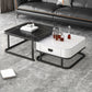 Ensemble de table basse carrée Frame Ensemble de table basse gigogne Glam avec tiroir