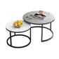 Ensemble de table basse carrée Frame Ensemble de table basse gigogne Glam avec tiroir