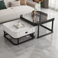 Ensemble de table basse carrée Frame Ensemble de table basse gigogne Glam avec tiroir