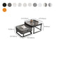 Ensemble de table basse carrée Frame Ensemble de table basse gigogne Glam avec tiroir