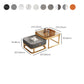 Ensemble de table basse carrée Frame Ensemble de table basse gigogne Glam avec tiroir