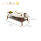 Modern Wood Cocktail Table 4 Legs Coffee Table with Storage Shelf Clearhalo 'Coffee & Accent Tables' 'Coffee Tables' 'coffee_tables' 'furn' 'furn_coffee_tables' 'Furniture' 'Living Room Furniture' 6736361