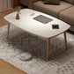 4 Legs Wood Coffee Table Set Bedroom Coffee Table with Storage 47"L x 24"W x 16.5"H White Rectangular Clearhalo 'Coffee & Accent Tables' 'Coffee Tables' 'coffee_tables' 'furn' 'furn_coffee_tables' 'Furniture' 'Living Room Furniture' 6736382