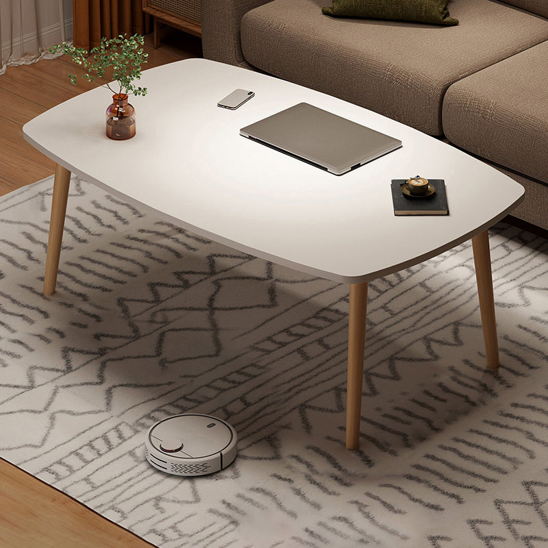 4 Legs Wood Coffee Table Set Bedroom Coffee Table with Storage 39"L x 20"W x 17"H White Rectangular Clearhalo 'Coffee & Accent Tables' 'Coffee Tables' 'coffee_tables' 'furn' 'furn_coffee_tables' 'Furniture' 'Living Room Furniture' 6736383