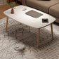 4 Legs Wood Coffee Table Set Bedroom Coffee Table with Storage 31.5"L x 16"W x 16.5"H White Rectangular Clearhalo 'Coffee & Accent Tables' 'Coffee Tables' 'coffee_tables' 'furn' 'furn_coffee_tables' 'Furniture' 'Living Room Furniture' 6736385