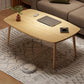 4 Legs Wood Coffee Table Set Bedroom Coffee Table with Storage 39"L x 20"W x 17"H Natural Rectangular Clearhalo 'Coffee & Accent Tables' 'Coffee Tables' 'coffee_tables' 'furn' 'furn_coffee_tables' 'Furniture' 'Living Room Furniture' 6736390
