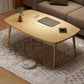 4 Legs Wood Coffee Table Set Bedroom Coffee Table with Storage 47"L x 24"W x 16.5"H Natural Rectangular Clearhalo 'Coffee & Accent Tables' 'Coffee Tables' 'coffee_tables' 'furn' 'furn_coffee_tables' 'Furniture' 'Living Room Furniture' 6736392