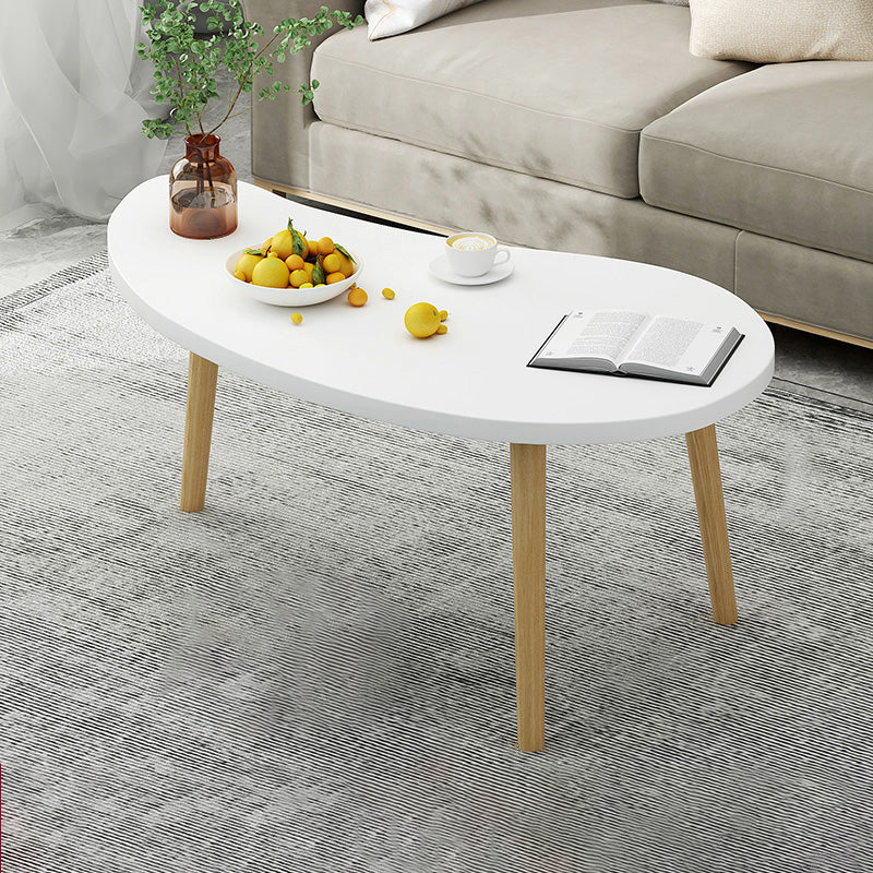 4 Legs Wood Coffee Table Set Bedroom Coffee Table with Storage 24"L x 16"W x 16.5"H White Free Form Clearhalo 'Coffee & Accent Tables' 'Coffee Tables' 'coffee_tables' 'furn' 'furn_coffee_tables' 'Furniture' 'Living Room Furniture' 6736394