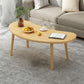 4 Legs Wood Coffee Table Set Bedroom Coffee Table with Storage 29.5"L x 14"W x 16"H Natural Free Form Clearhalo 'Coffee & Accent Tables' 'Coffee Tables' 'coffee_tables' 'furn' 'furn_coffee_tables' 'Furniture' 'Living Room Furniture' 6736399