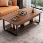 4 Legs Storage Coffee Table Set Modern Wood Rectangle Coffee Table Clearhalo 'Coffee & Accent Tables' 'Coffee Tables' 'coffee_tables' 'furn' 'furn_coffee_tables' 'Furniture' 'Living Room Furniture' 6736427