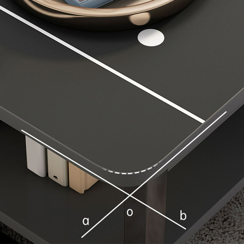 4 Legs Storage Coffee Table Set Modern Wood Rectangle Coffee Table Clearhalo 'Coffee & Accent Tables' 'Coffee Tables' 'coffee_tables' 'furn' 'furn_coffee_tables' 'Furniture' 'Living Room Furniture' 6736441
