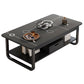 4 Legs Storage Coffee Table Set Modern Wood Rectangle Coffee Table Clearhalo 'Coffee & Accent Tables' 'Coffee Tables' 'coffee_tables' 'furn' 'furn_coffee_tables' 'Furniture' 'Living Room Furniture' 6736452