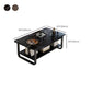 4 Legs Storage Coffee Table Set Modern Wood Rectangle Coffee Table Clearhalo 'Coffee & Accent Tables' 'Coffee Tables' 'coffee_tables' 'furn' 'furn_coffee_tables' 'Furniture' 'Living Room Furniture' 6736465