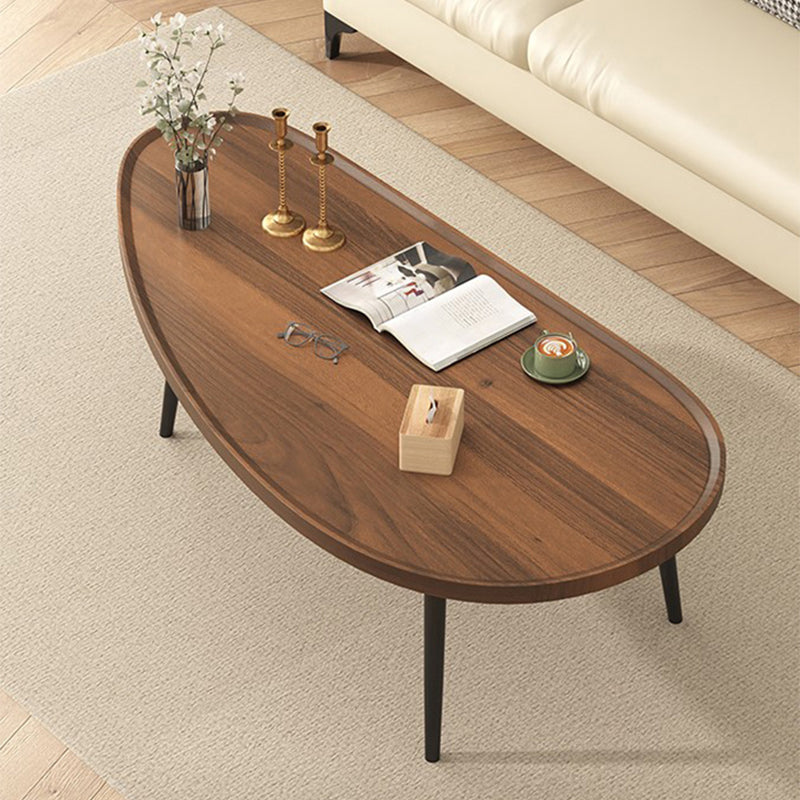 Modern Coffee or End Table Artificial Wood and Metal Coffee Table with 4 Legs