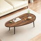 Modern Coffee or End Table Artificial Wood and Metal Coffee Table with 4 Legs