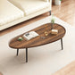 Modern Coffee or End Table Artificial Wood and Metal Coffee Table with 4 Legs