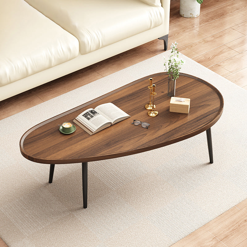 Modern Coffee or End Table Artificial Wood and Metal Coffee Table with 4 Legs
