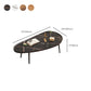 Modern Coffee or End Table Artificial Wood and Metal Coffee Table with 4 Legs