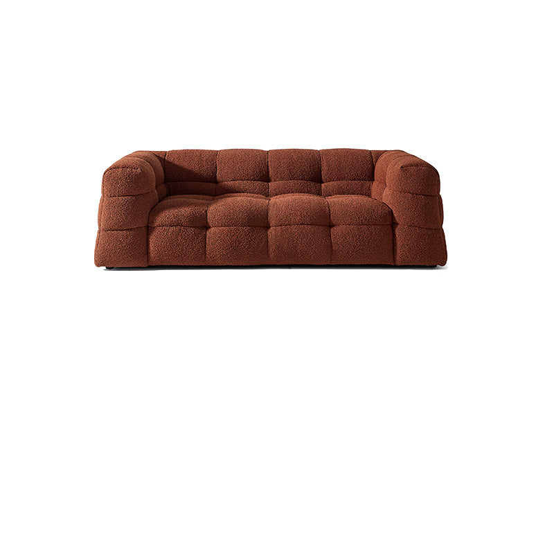 Contemporain 41,3 "D Laine canapé biscuit arrière Sofa tissu de smoking