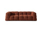 Contemporain 41,3 "D Laine canapé biscuit arrière Sofa tissu de smoking