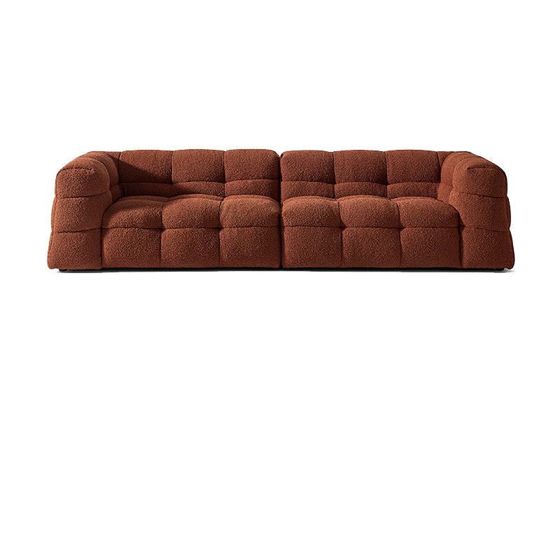 Contemporain 41,3 "D Laine canapé biscuit arrière Sofa tissu de smoking
