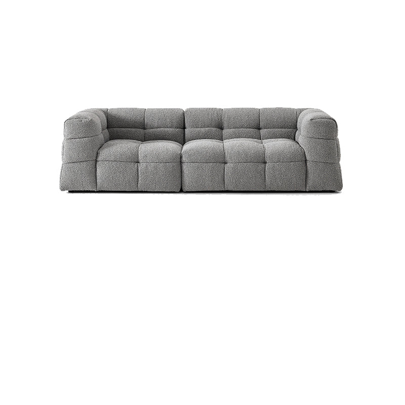 Contemporain 41,3 "D Laine canapé biscuit arrière Sofa tissu de smoking