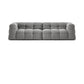 Contemporain 41,3 "D Laine canapé biscuit arrière Sofa tissu de smoking