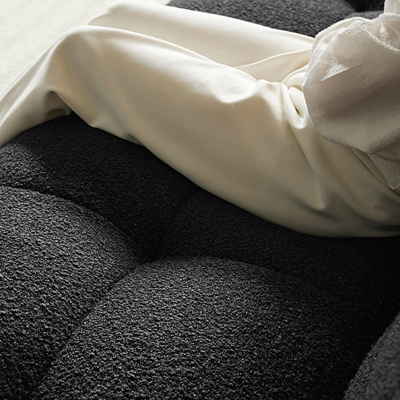 Contemporain 41,3 "D Laine canapé biscuit arrière Sofa tissu de smoking