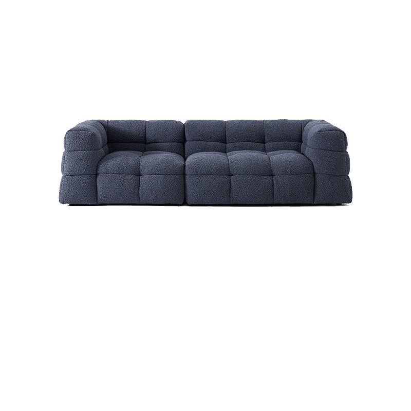Contemporain 41,3 "D Laine canapé biscuit arrière Sofa tissu de smoking