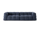 Contemporain 41,3 "D Laine canapé biscuit arrière Sofa tissu de smoking