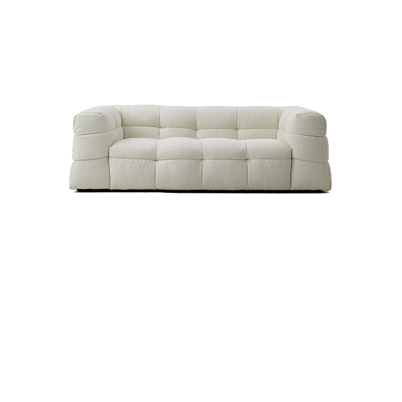Contemporain 41,3 "D Laine canapé biscuit arrière Sofa tissu de smoking