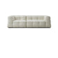 Contemporain 41,3 "D Laine canapé biscuit arrière Sofa tissu de smoking