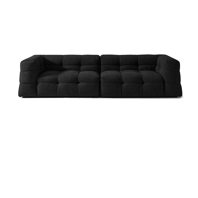 Contemporain 41,3 "D Laine canapé biscuit arrière Sofa tissu de smoking