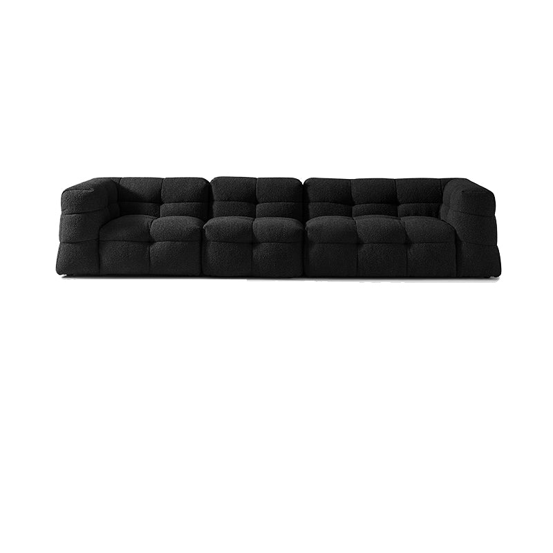 Contemporain 41,3 "D Laine canapé biscuit arrière Sofa tissu de smoking